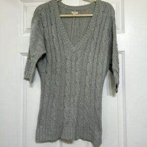 Light gray large aerie sweater